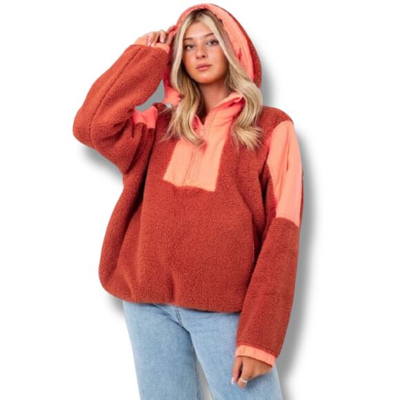 FP Movement Size S Lead The Pack Fleece Pullover Free People OB1537702 - Picture 1 of 7